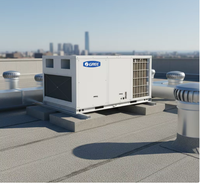Unités de toiture commerciales Gree HVAC refroidies par air, 10/12/15 tonnes, système de climatisation central de type split pour toiture