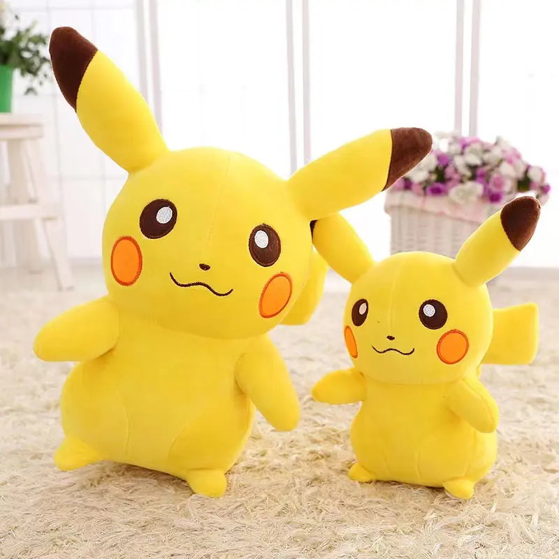 Schlussverkauf Karikatur Anime Pikachu Plüschtiel individuell niedlich gefüllte weiche Spielzeuge Plüschkissen Valentinstagsgeschenk