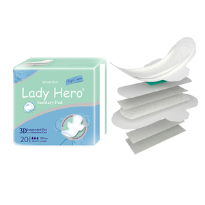 Toallas Sanitarias Nocturnas Molped con Anión, Toallas Sanitarias Extra Largas de 50 cm, Toallas Sanitarias Nocturnas Menstruales Orgánicas a Base de Hierbas - Product Image 1