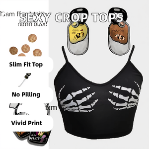 Women's Sexy Crop <b>Tops</b> Casual Short Tank <b>Top</b> Soft and Breathable Slim Fitted Design Personalized - Product Image 3
