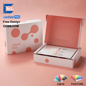 Biểu tượng tùy chỉnh in sóng Bìa vận chuyển hộp tái chế các tông bưu phẩm nến thương mại điện tử bao bì - Product Image 2