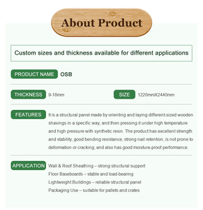 Tablero <span class=keywords><strong>OSB</strong></span> de Grado de Construcción para Revestimiento de Paredes y Paneles de Techo-Nancy - Product Image 5