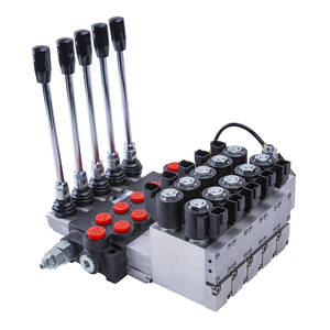 Control direccional electrohidráulico de 40-120 LPM, 7 bobinas, joystick, control de aceite hidráulico - Product Image 2