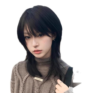 วิกผมทรงบ๊อบสั้นตรง ยี่ห้อดังในประเทศ วัสดุใยสังเคราะห์คาเนคาลอน  ดูเป็นธรรมชาติ  สำหรับทุกรูปหน้า - Product Image 4