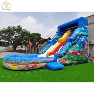 18ft 20ft ngoài trời chơi Inflatable hồ bơi trượt nước để bán - Product Image 3