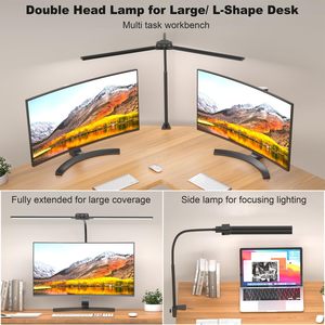 <strong>LED</strong> Desk <strong>Lamp</strong> with Clamp,Architect Desk Lights for Home Office,Eye-Caring Desktop Office <strong>Lamp</strong> 4-Brightness 4-Color Table <strong>Lamp</strong> - Product Image 6