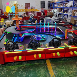 ตู้เกมสวนสนุกตู้เกมสำหรับศูนย์เกมตู้แข่งแข่งแบบนั่งได้4ผู้เล่น - Product Image 3