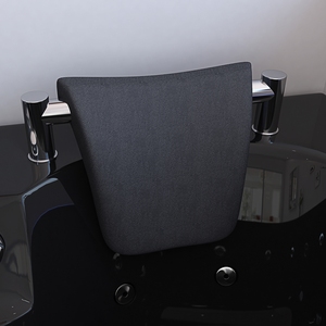 <span class=keywords><strong>Baignoire</strong></span> <span class=keywords><strong>spa</strong></span> moderne autoportante à jet d'air en acrylique pour 2 personnes, noire avec lumière LED intelligente-pour hôtels - Product Image 5