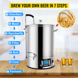 Offre Spéciale : Système de brassage domestique tout-en-un 40L/60L / Pompe magnétique / Refroidisseur / Agitateur / Filtre / Hydromètre - Mini <span class=keywords><strong>kit</strong></span> de brassage de bière - Product Image 4