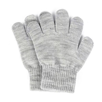 Gants d'hiver en acrylique tricoté avec logo personnalisé, pour le cyclisme en plein air, 100% acrylique, gants à doigts entiers pour se tenir au chaud