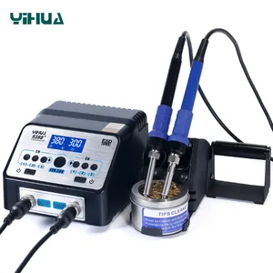 YIHUA 938D+ Upgrade Version Temperature controlled Soldering Iron Tweezers