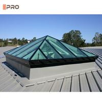 Projecteur de balcon en forme de pyramide, dôme de toit en verre, éclairage LED pour puits de lumière