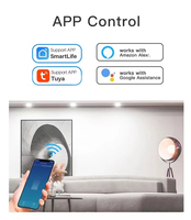 Interrupteur intelligent WiFi Tuya, norme australienne, compatible Alexa et Google Home, interrupteurs muraux sans fil à écran tactile en verre trempé, 1, 2, 3 ou 4 voies