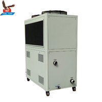 Refroidisseur d'eau industriel refroidi par air 10HP 7,5kW 380V/415V avec compresseur et pompe, contrôle précis de la température