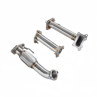 Tuyaux d'échappement droits SS304 pour Acura TSX 2.4 2009-2014, montage par vis, pour berline sport à aspiration naturelle, ajustement dédié