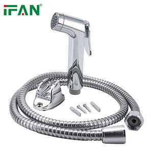 Ensemble de <span class=keywords><strong>douchette</strong></span> pour bidet IFAN, installation facile, ensemble de douche pour bidet portable, <span class=keywords><strong>kit</strong></span> d'<span class=keywords><strong>hygiène</strong></span> pour toilettes mural en plastique - Product Image 1