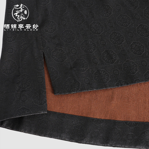 เสื้อเชิ๊ตแบบจีนของผู้หญิงเสื้อครอปสไตล์ประจำชาติเสื้อครอปทำจากผ้าไหมแจ็คการ์ด100% หม่อน - Product Image 5