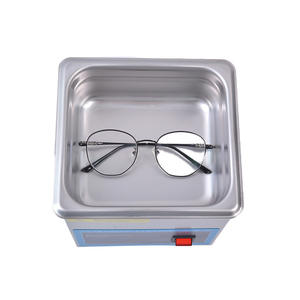 Nettoyeur à ultrasons professionnel 1,0 L en acier inoxydable avec interrupteur à un bouton pour le nettoyage des lunettes - Product Image 2