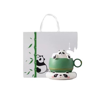 Three Meanings And A Thousand Realms Panda <b>Tea</b> <b>Infuser</b> Cup 240Ml Ceramic Cute Design For <b>Tea</b> And Coffee - Product Image 5