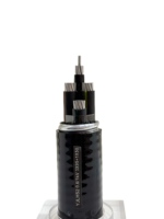 Cable Eléctrico YJLV22 de 35 mm, Cable de Alimentación con Conductor de Aluminio, Cable Blindado de 4 Núcleos
