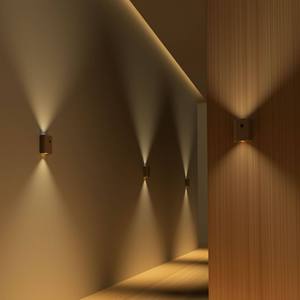 Lampada da Parete LED con Sensore di <span class=keywords><strong>Movimento</strong></span> Effetto Legno, Ricaricabile e Magnetica per Corridoio, Comodino, Camera da Letto - Product Image 4