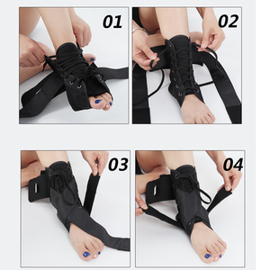 <span class=keywords><strong>Chevillère</strong></span> Stabilisatrice à Lacets pour la Protection et le Soutien des Entorses, Idéale pour le Basketball, le Volleyball, le Rugby et Autres Sports - Product Image 5