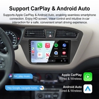 Reproductor multimedia para coche con ecualizador DSP de 16 bandas Rhythm, amplificador de 4X45W, salida estéreo, Carplay inalámbrico y Android Auto para Hyundai i20