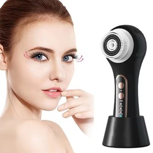 Cepillo <span class=keywords><strong>Eléctrico</strong></span> de Limpieza <span class=keywords><strong>Facial</strong></span> para Uso Doméstico con 5 Puntas, Exfoliante <span class=keywords><strong>Facial</strong></span> para el Cuidado de la Piel, Masajeador, Dispositivo de Limpieza Profunda - Product Image 5
