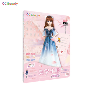 Livre <span class=keywords><strong>de</strong></span> <span class=keywords><strong>coloriage</strong></span> personnalisé créatif DIY <span class=keywords><strong>Princesse</strong></span> avec pages en carton rigide pour petites filles - Product Image 5