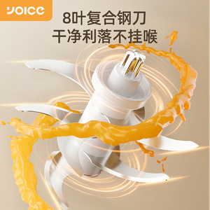 เครื่องบดอาหารเด็ก Yoicc Mini ขนาด 0.3 ลิตร เครื่องปั่นแก้วไฟฟ้าสำหรับบดข้าวบด - Product Image 3