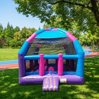 Château gonflable commercial sur mesure, modèle Princesse Bongo, grande taille, en PVC, capacité maximale 500 personnes