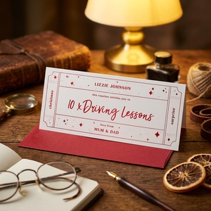 บัตรของขวัญเซอร์ไพรส์ลายทองคำเปลว แบบบัตรผ่า<span class=keywords><strong>น</strong></span>ขึ้นเครื่องบิน  สามารถปรับแต่งได้  สำหรับเป็นของขวัญคริสต์มาส วั<span class=keywords><strong>น</strong></span>เกิด วั<span class=keywords><strong>น</strong></span>ครบรอบ - Product Image 6