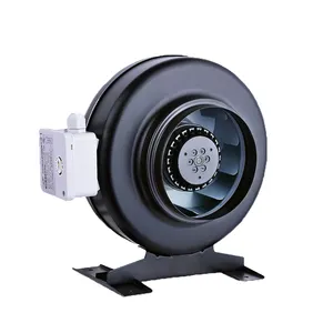 Manufacturer high quality120V 220V round industrial centrifugal fan with tube and holder