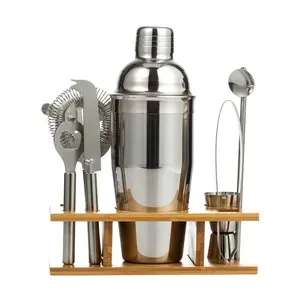 350ml/550ml/750ml Cocktail Shaker Set mit Muddler Jigger Bar Löffel Ice Tong Barkeeper Kit Bar Set Edelstahl Cocktail Sets