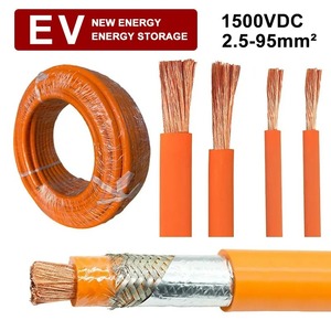 <span class=keywords><strong>Cable</strong></span> de Carga para Vehículos Eléctricos, de PVC, 1500V, 1 Metro, Línea de Alta Tensión, 2.5-90mm, Cobre Libre de Oxígeno, para Uso en Computadoras y Automóviles - Product Image 1
