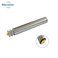 Rouleau à roulettes à double pignon en acier Movotec neuf, robuste, pour convoyeur d'entrepôt, fourni directement par l'usine - Prix avantageux, en carbone
