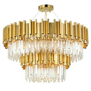 Lámpara de Araña Artística de Acrílico con Varillas de Cristal y LED, para Vestíbulo de <span class=keywords><strong>Hotel</strong></span>, Villa, Iluminación de Gran Extensión, Personalizable - Product Image 3