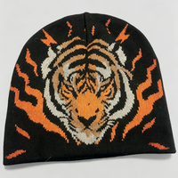 Gorros de Campamento con Diseño Personalizado, Variaciones de Letras de Marca, Gorros de Punto Acrílicos Unisex para Invierno y Otoño, Gorro Casual para Exteriores