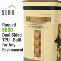 Glacière souple isolée moderne, directement de l'usine, en PEVA écologique, résistante à l'eau, sac à déjeuner pliable pour le camping et les pique-niques