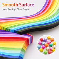 Vente en gros de bandes de papier à quilling YUCHEN colorées, couleurs assorties, imprimées en typographie, taille personnalisée pour la création de cartes et l'artisanat du papier
