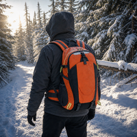 Sac à dos de grande capacité pour l'extérieur, bretelles réglables, design multi-poches pour le camping, la randonnée, les voyages