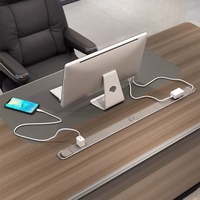 Nuova Scrivania Direzionale di Lusso a L per CEO e Manager, Design Moderno e Minimalista con Accenti LED, Scrivania Esecutiva Premium in Legno