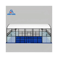 Court de padel classique professionnel avec toit, tente imperméable fabriquée en usine