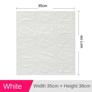 Autocollants muraux 3D modernes en briques, étanches, auto-adhésifs, anti-collision, en matériau XPE souple, format 35x38, <span class=keywords><strong>pour</strong></span> salon, transfrontaliers - Product Image 6