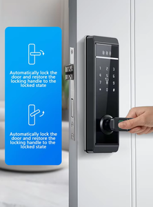 Cerradura Inteligente Glomarket para el Hogar, Aleación de Aluminio, Reconocimiento Facial, Huella Dactilar, Control por Aplicación Tuya, Código de Tarjeta, Llave, Palma, Video en la Nube - Product Image 3