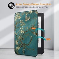 Casing Magnetik Pintar Desain Khusus Kobo 6/7 inci untuk Kobo Libra 2 2021/Libra Colour 2024 E-reader, Casing Pelindung Tpu Lembut