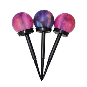 Lámpara Solar Hejia con Forma de Bola de Cielo Estrellado, 4.8W, para Jardín y Césped, con Efecto de Nubes Coloridas - Product Image 2
