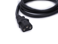 Câble d'extension AC en PVC KESHI de haute qualité, cordon d'alimentation EU, prise à queue de fleur, longueur 1 m, courant nominal 10 A pour les appareils électroménagers