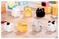Miniatures d'animaux 3D Kawaii, figurines de jardin féerique à collectionner, jouet pour enfants, chats en résine, figurines de dessins animés, jouet en pâte à modeler pour enfants