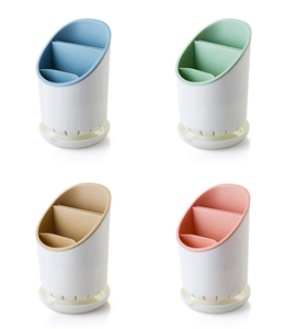 TXL649 - Escurridor Multifuncional para Cubiertos, Organizador de Cubiertos para Encimera, Caja de Almacenamiento para Cubiertos, Estantes para Guardar Cucharas y Tenedores - Product Image 1